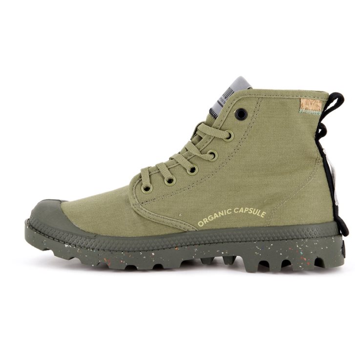 Palladium Pampa Organic Metro Stiefel Herren Olivgrün | CH-6LOT3
