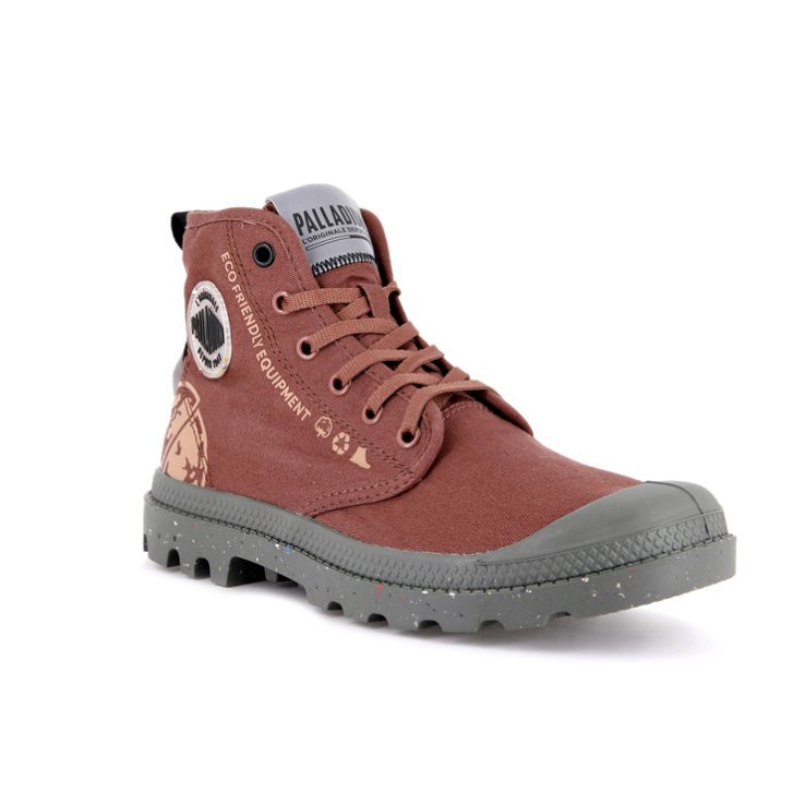 Palladium Pampa Organic Metro Stiefel Herren Koralle | CH-9IZK8
