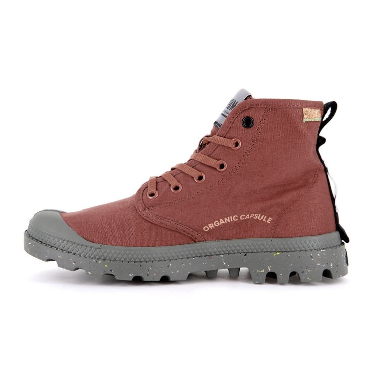 Palladium Pampa Organic Metro Stiefel Herren Koralle | CH-9IZK8