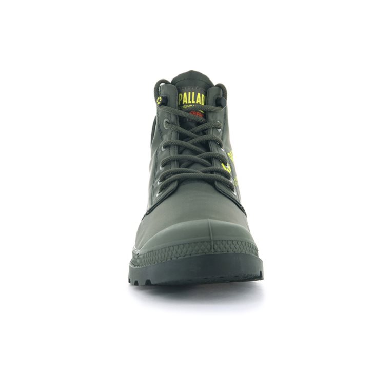 Palladium Pampa Recycle Wasserdichte+ 2 Stiefel Herren Olivgrün | CH-1KMX9