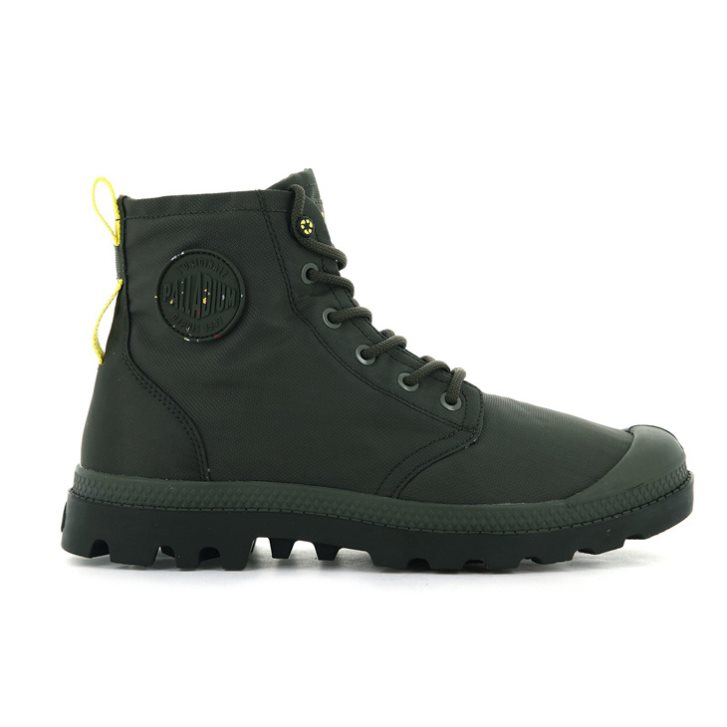 Palladium Pampa Recycle Wasserdichte+ 2 Stiefel Damen Olivgrün | CH-2GQX8