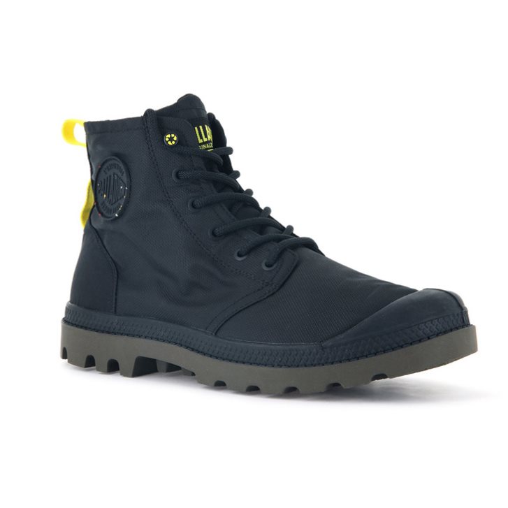 Palladium Pampa Recycle Wasserdichte+ 2 Stiefel Herren Schwarz | CH-4BWH7