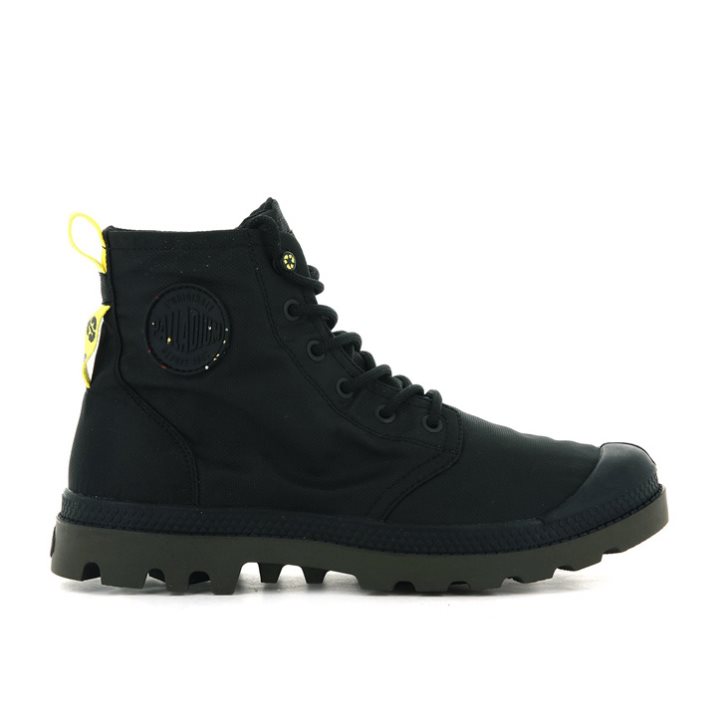 Palladium Pampa Recycle Wasserdichte+ 2 Stiefel Herren Schwarz | CH-4BWH7
