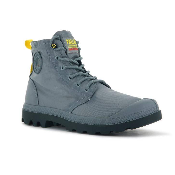 Palladium Pampa Recycle Wasserdichte+ 2 Stiefel Damen Hellblau | CH-6EBW0