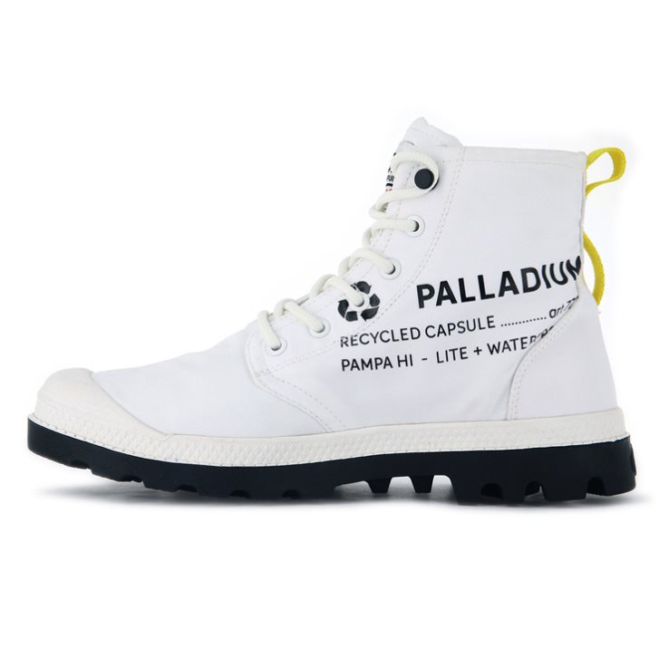 Palladium Pampa Recycle Wasserdichte+ 2 Stiefel Damen Weiß | CH-7CUN8