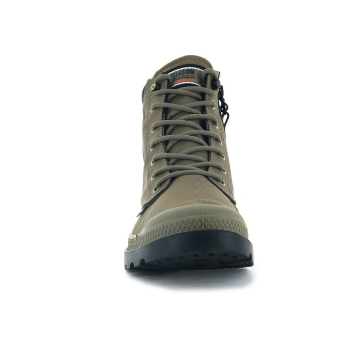 Palladium Pampa SC Recycle WP+N Stiefel Damen Olivgrün | CH-1KZC0