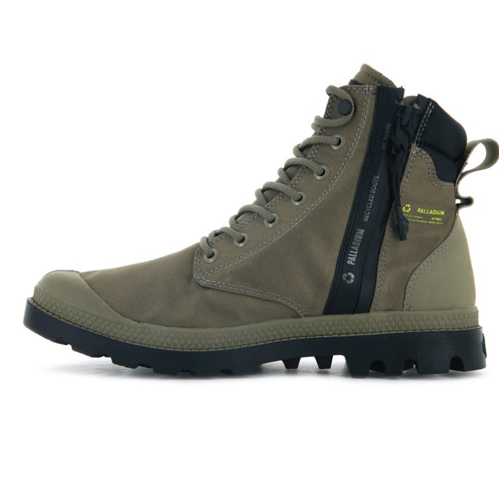 Palladium Pampa SC Recycle WP+N Stiefel Damen Olivgrün | CH-1KZC0