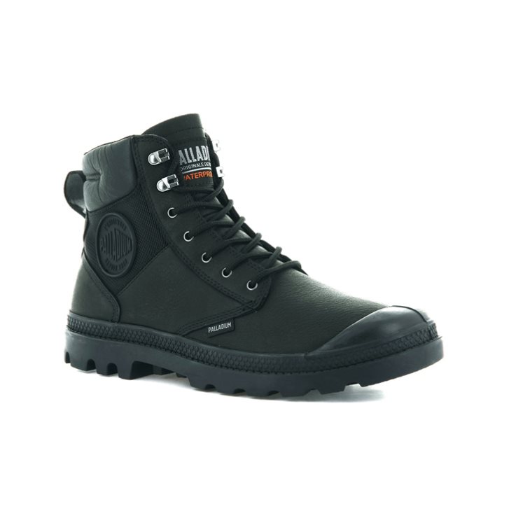 Palladium Pampa Shield WP+ LTH Stiefel Damen Schwarz | CH-9QYU6