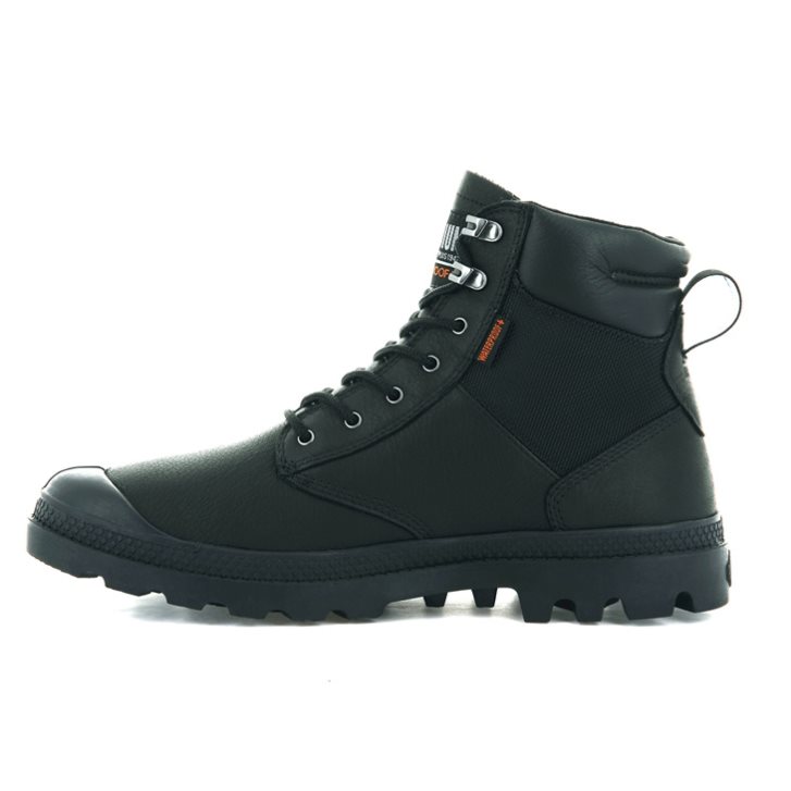 Palladium Pampa Shield WP+ LTH Stiefel Damen Schwarz | CH-9QYU6