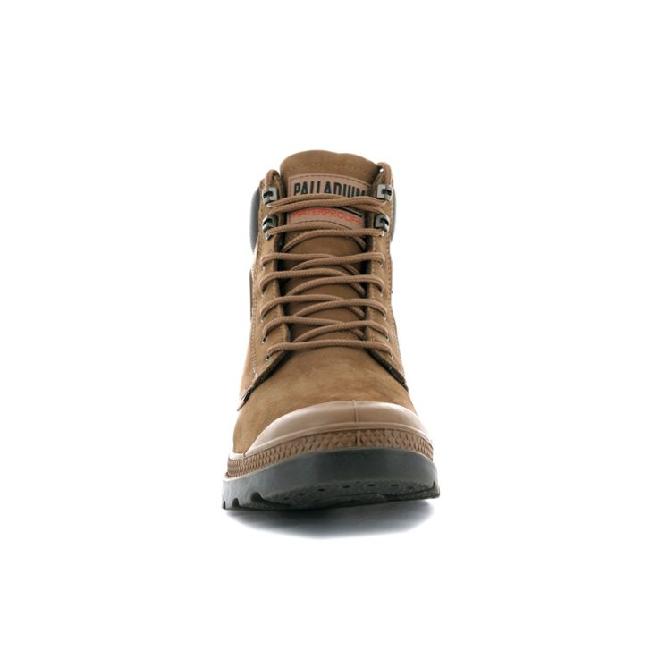 Palladium Pampa Shield WP+ LUX Stiefel Damen Braun | CH-4IWK0