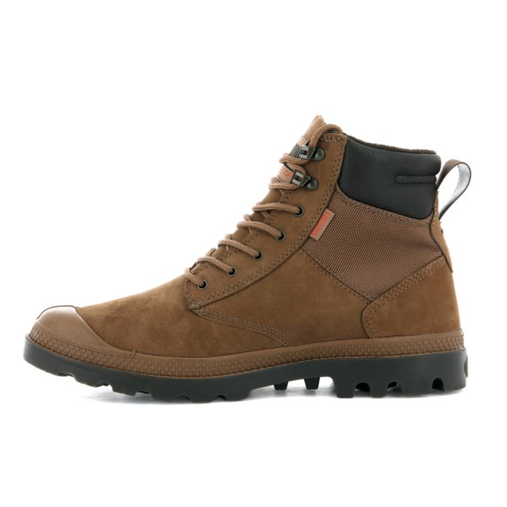 Palladium Pampa Shield WP+ LUX Stiefel Damen Braun | CH-4IWK0
