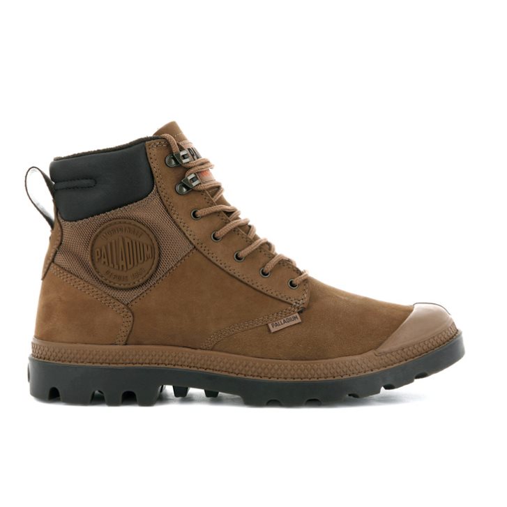 Palladium Pampa Shield WP+ LUX Stiefel Damen Braun | CH-4IWK0