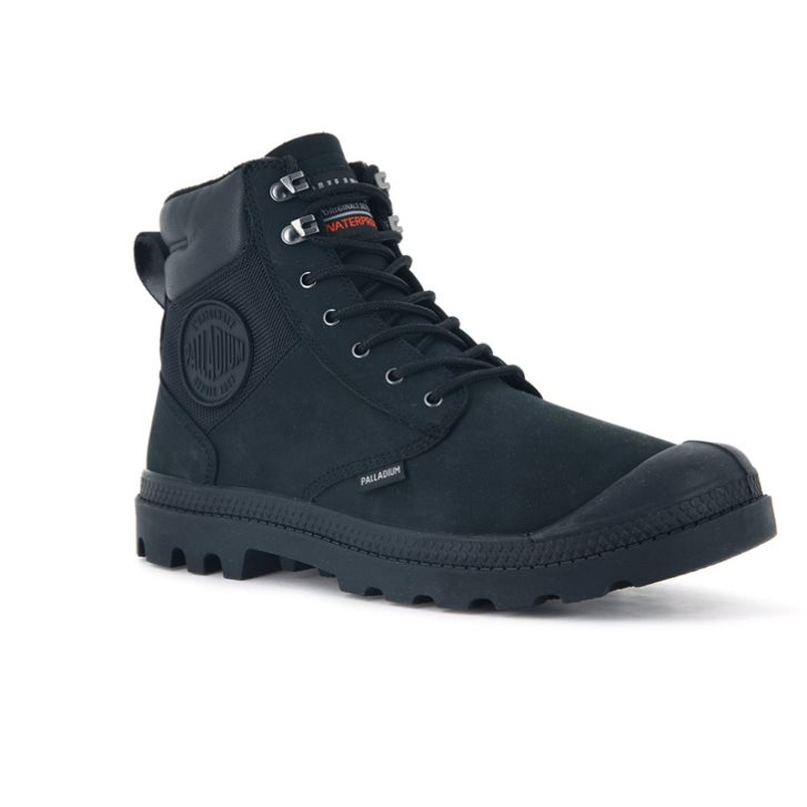 Palladium Pampa Shield WP+ LUX Stiefel Herren Schwarz | CH-6KPO9