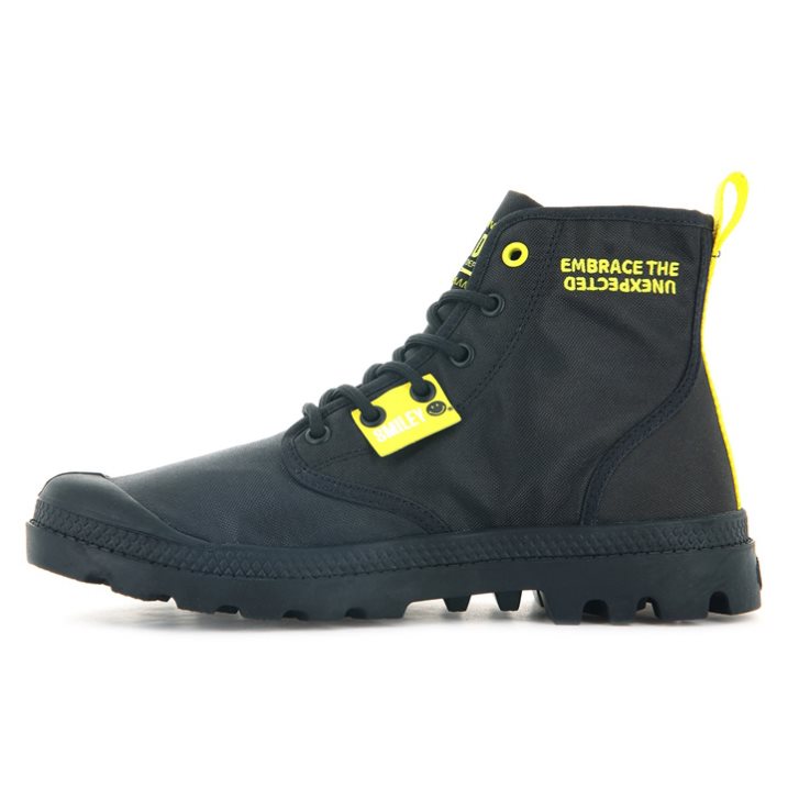 Palladium Pampa Smiley Change Stiefel Damen Schwarz | CH-2GZX5