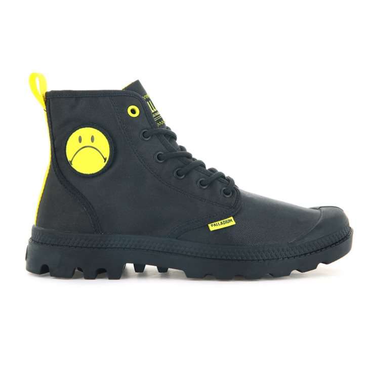 Palladium Pampa Smiley Change Stiefel Damen Schwarz | CH-2GZX5
