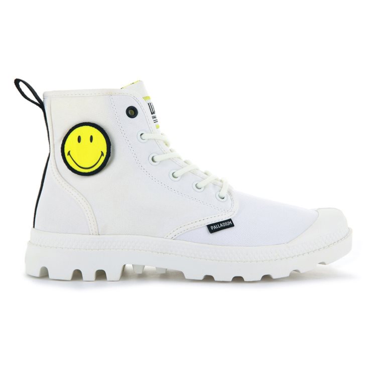 Palladium Pampa Smiley Change Stiefel Damen Weiß | CH-5KYM9
