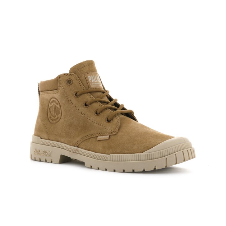 Palladium Pampa Sp20 Cuff Low Stiefel Damen Braun | CH-3KBY0