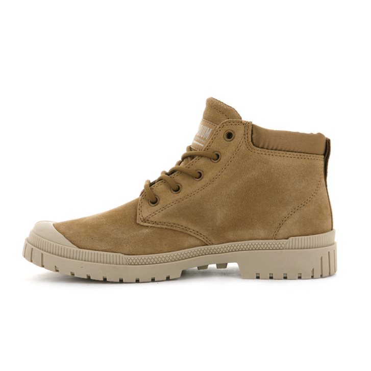 Palladium Pampa Sp20 Cuff Low Stiefel Damen Braun | CH-3KBY0