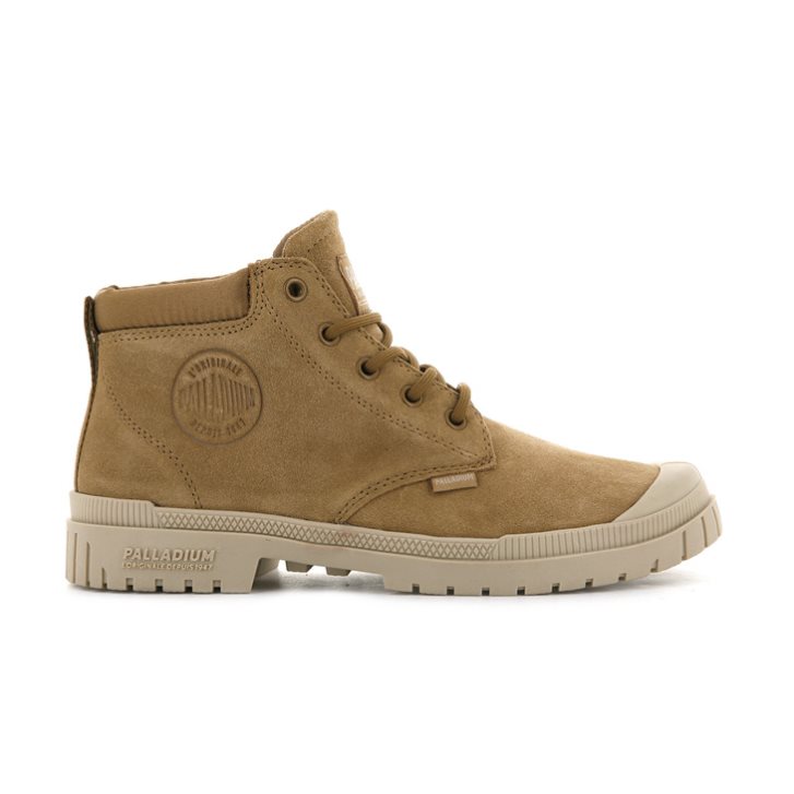 Palladium Pampa Sp20 Cuff Low Stiefel Damen Braun | CH-3KBY0