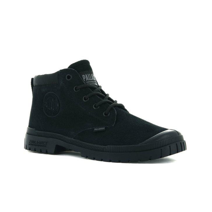 Palladium Pampa Sp20 Cuff Low Stiefel Damen Schwarz | CH-7JSW1