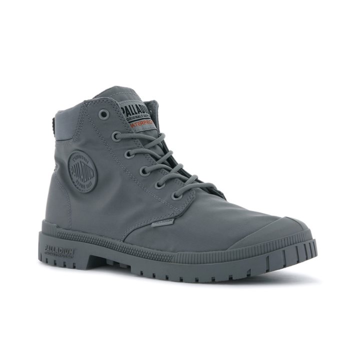 Palladium Pampa Sp20 Cuff WP+ Stiefel Damen Silber | CH-7MHE1