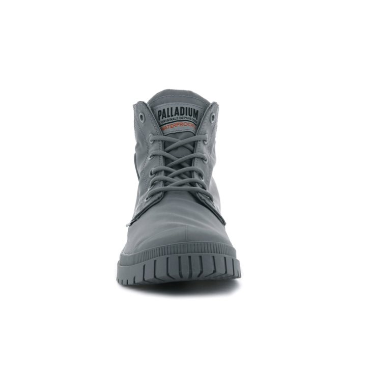 Palladium Pampa Sp20 Cuff WP+ Stiefel Damen Silber | CH-7MHE1