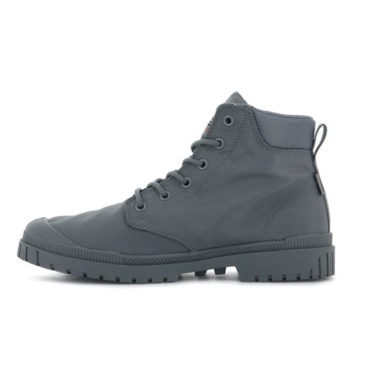 Palladium Pampa Sp20 Cuff WP+ Stiefel Damen Silber | CH-7MHE1