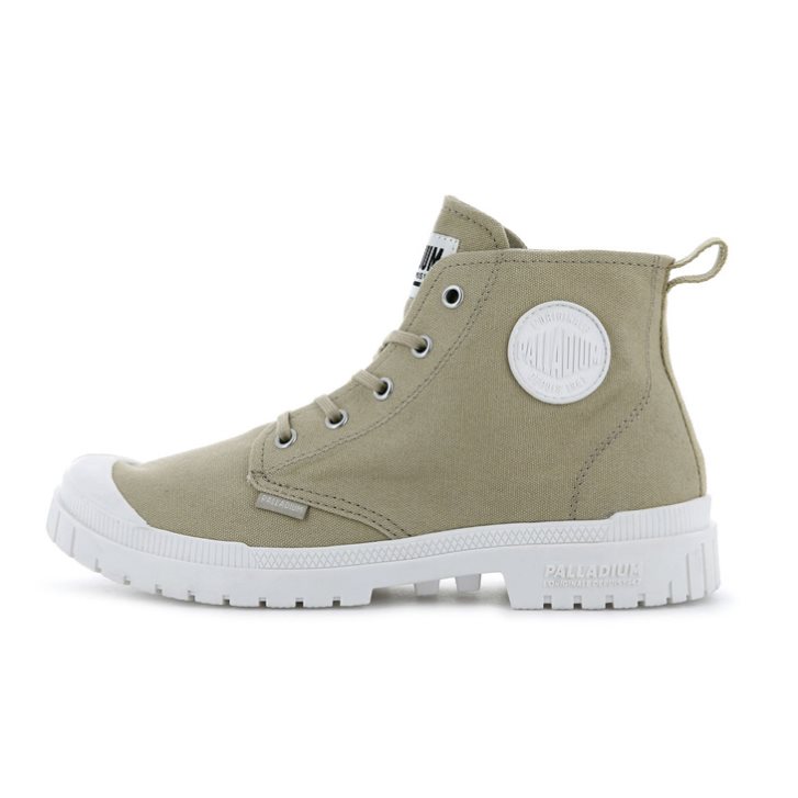 Palladium Pampa Sp20 Hi Canvas Stiefel Herren Grün | CH-7NEY9