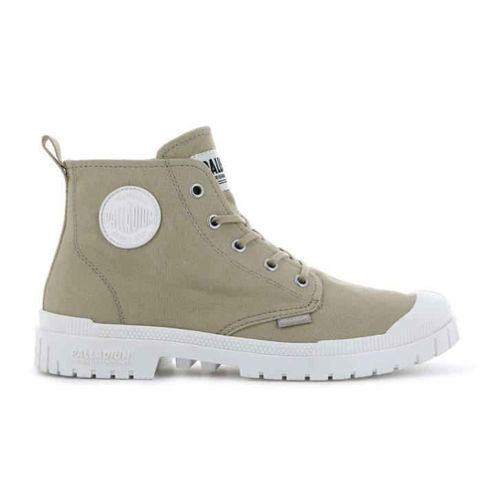 Palladium Pampa Sp20 Hi Canvas Stiefel Herren Grün | CH-7NEY9