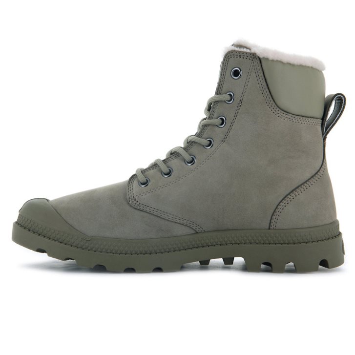 Palladium Pampa Sport Cuff WPS Stiefel Damen Olivgrün | CH-4WSY8