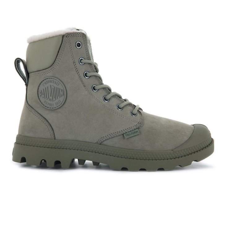 Palladium Pampa Sport Cuff WPS Stiefel Damen Olivgrün | CH-4WSY8