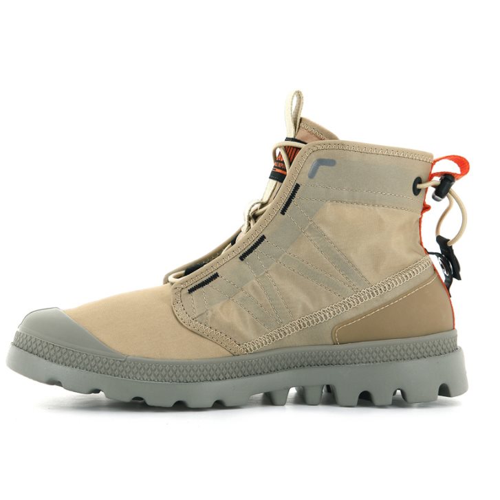 Palladium Pampa Travel Lite Stiefel Damen Khaki | CH-0JMO2