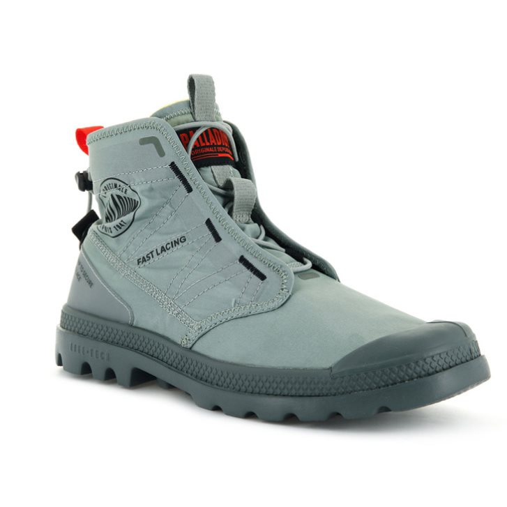 Palladium Pampa Travel Lite Stiefel Damen Grau | CH-8FIJ5