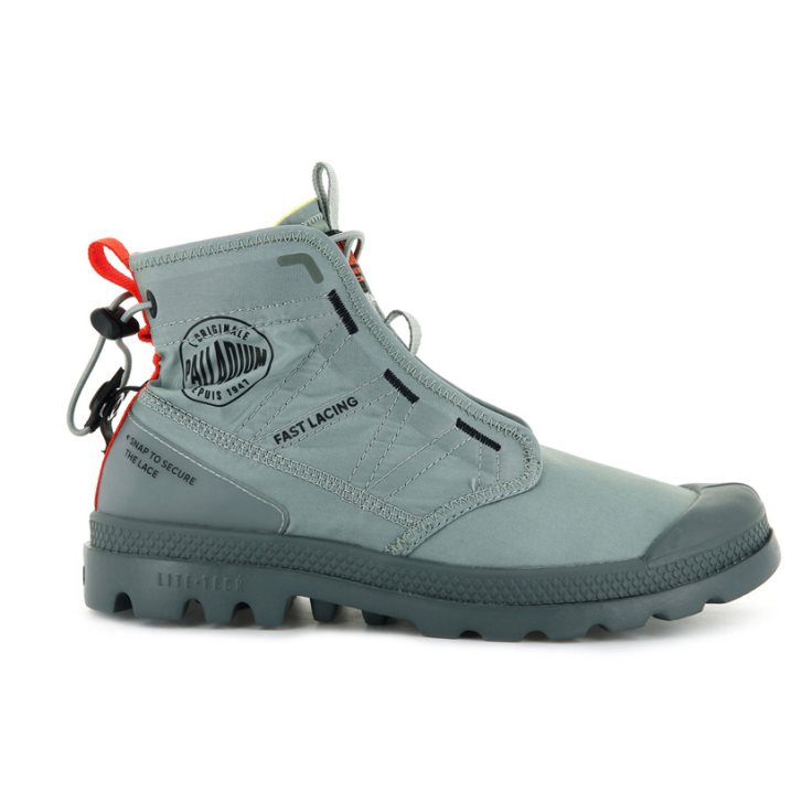 Palladium Pampa Travel Lite Stiefel Damen Grau | CH-8FIJ5