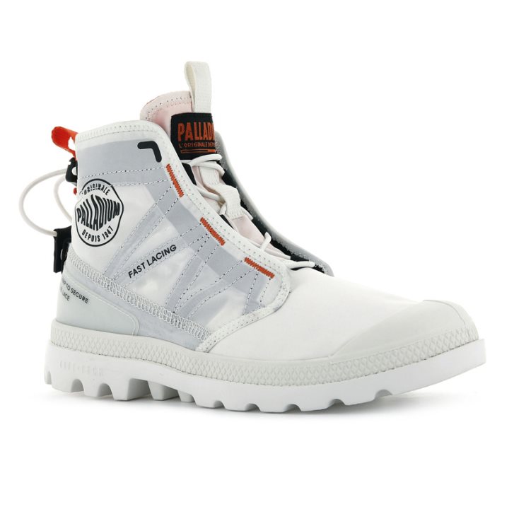 Palladium Pampa Travel Lite Stiefel Damen Weiß | CH-9SRM8