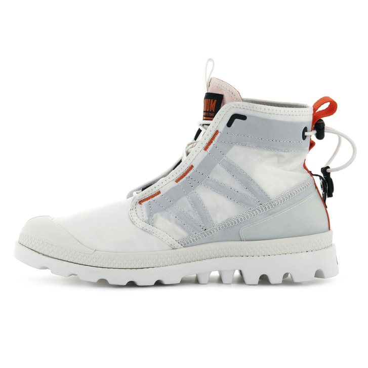 Palladium Pampa Travel Lite Stiefel Damen Weiß | CH-9SRM8