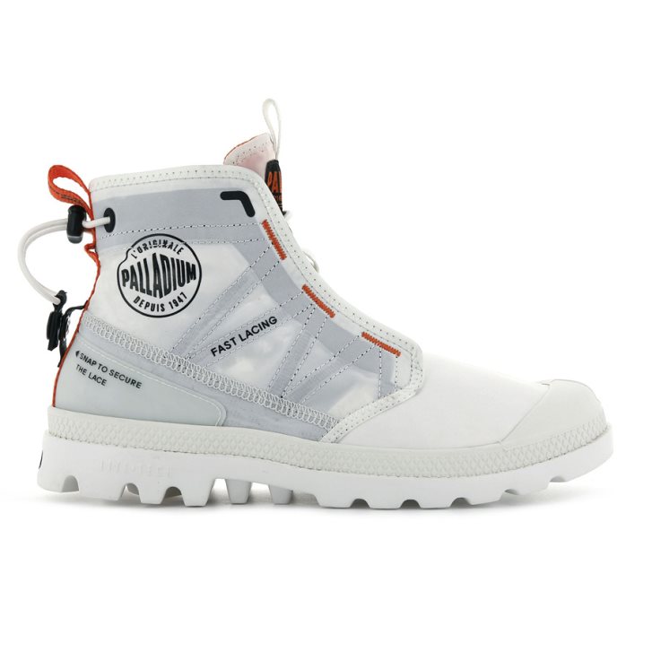 Palladium Pampa Travel Lite Stiefel Damen Weiß | CH-9SRM8