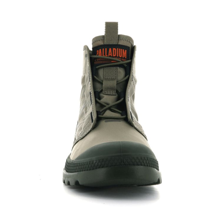 Palladium Pampa Travel Lite Stiefel Herren Olivgrün | CH-2PAT0