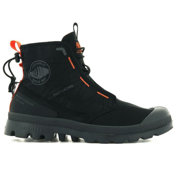 Palladium Pampa Travel Lite Stiefel Herren Schwarz | CH-4JKH8