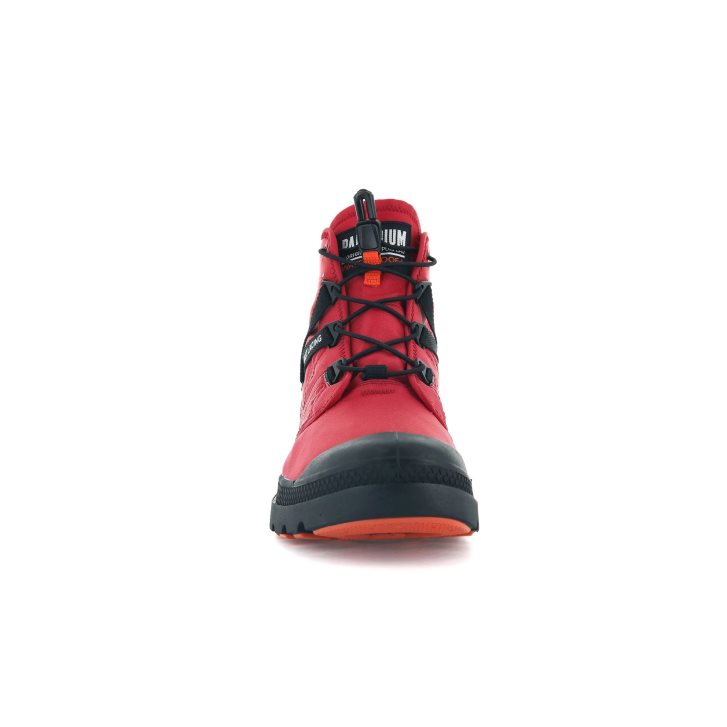 Palladium Pampa Travel Lite+ Wasserdichte Stiefel Damen Rot | CH-3BCH8