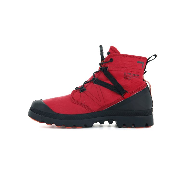 Palladium Pampa Travel Lite+ Wasserdichte Stiefel Damen Rot | CH-3BCH8