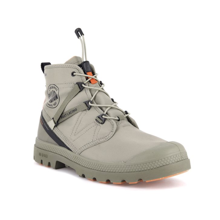 Palladium Pampa Travel Lite+ Wasserdichte Stiefel Damen Olivgrün | CH-3PXU6