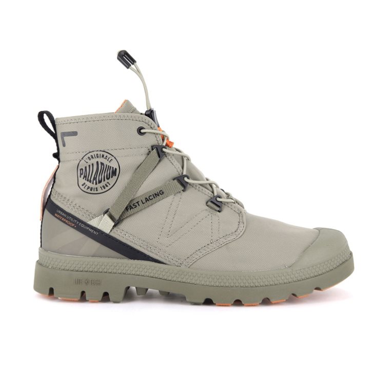 Palladium Pampa Travel Lite+ Wasserdichte Stiefel Damen Olivgrün | CH-3PXU6