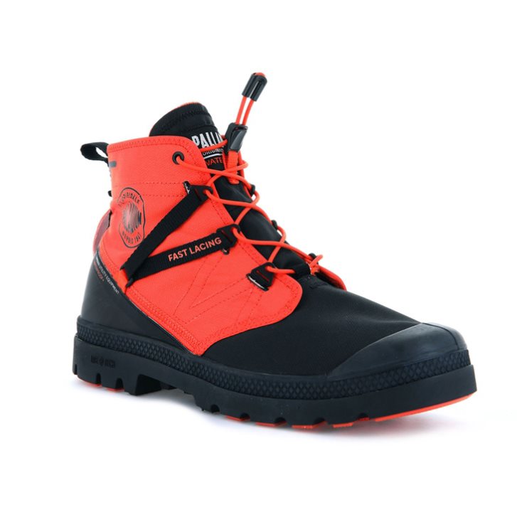 Palladium Pampa Travel Lite+ Wasserdichte Stiefel Herren Orange Schwarz | CH-6CJM3