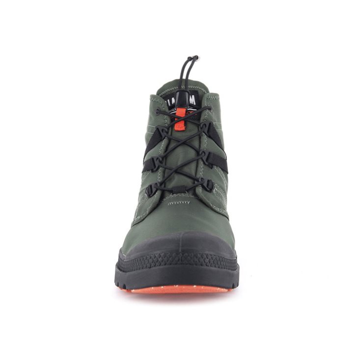 Palladium Pampa Travel Lite+ Wasserdichte Stiefel Damen Olivgrün | CH-7RVQ6