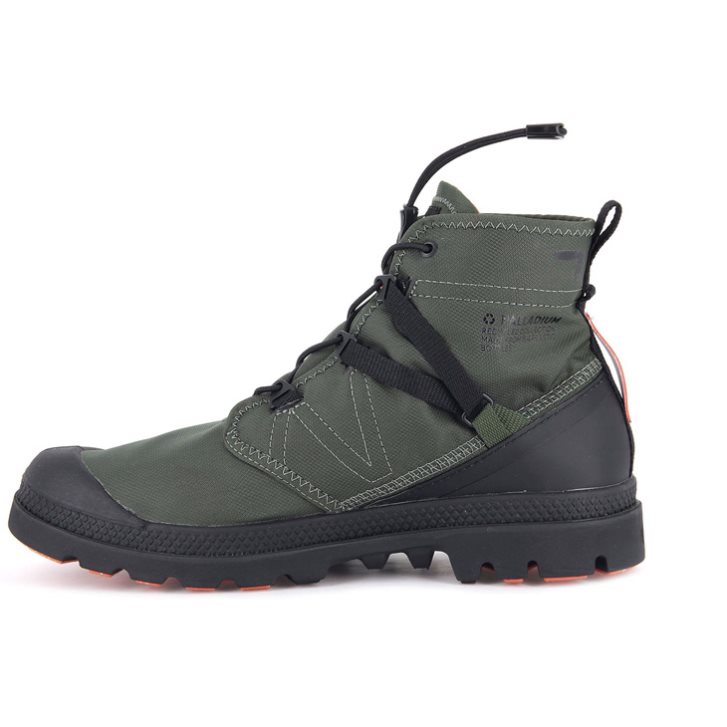 Palladium Pampa Travel Lite+ Wasserdichte Stiefel Damen Olivgrün | CH-7RVQ6