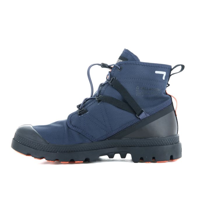 Palladium Pampa Travel Lite+ Wasserdichte Stiefel Herren Navy | CH-8ZVI9