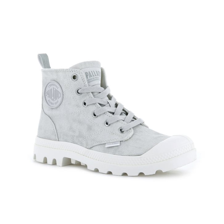 Palladium Pampa Zip Desertwash Stiefel Damen Hellgrau | CH-1ZLD9