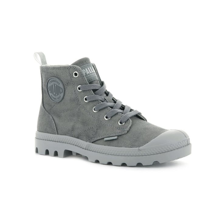 Palladium Pampa Zip Desertwash Stiefel Damen Dunkelgrau | CH-8GRF2