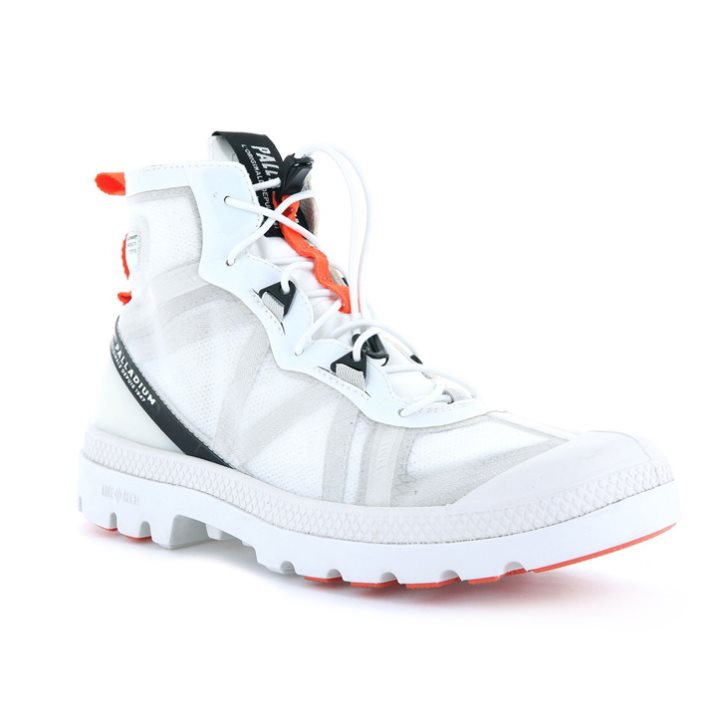 Palladium Travel Lite+ Adventure High Tops Sneaker Herren Weiß | CH-4UQB2